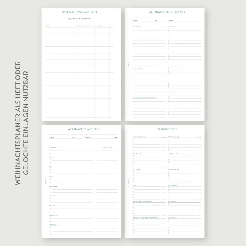 Alternative view of Weihnachtsplaner 2025 - PDF